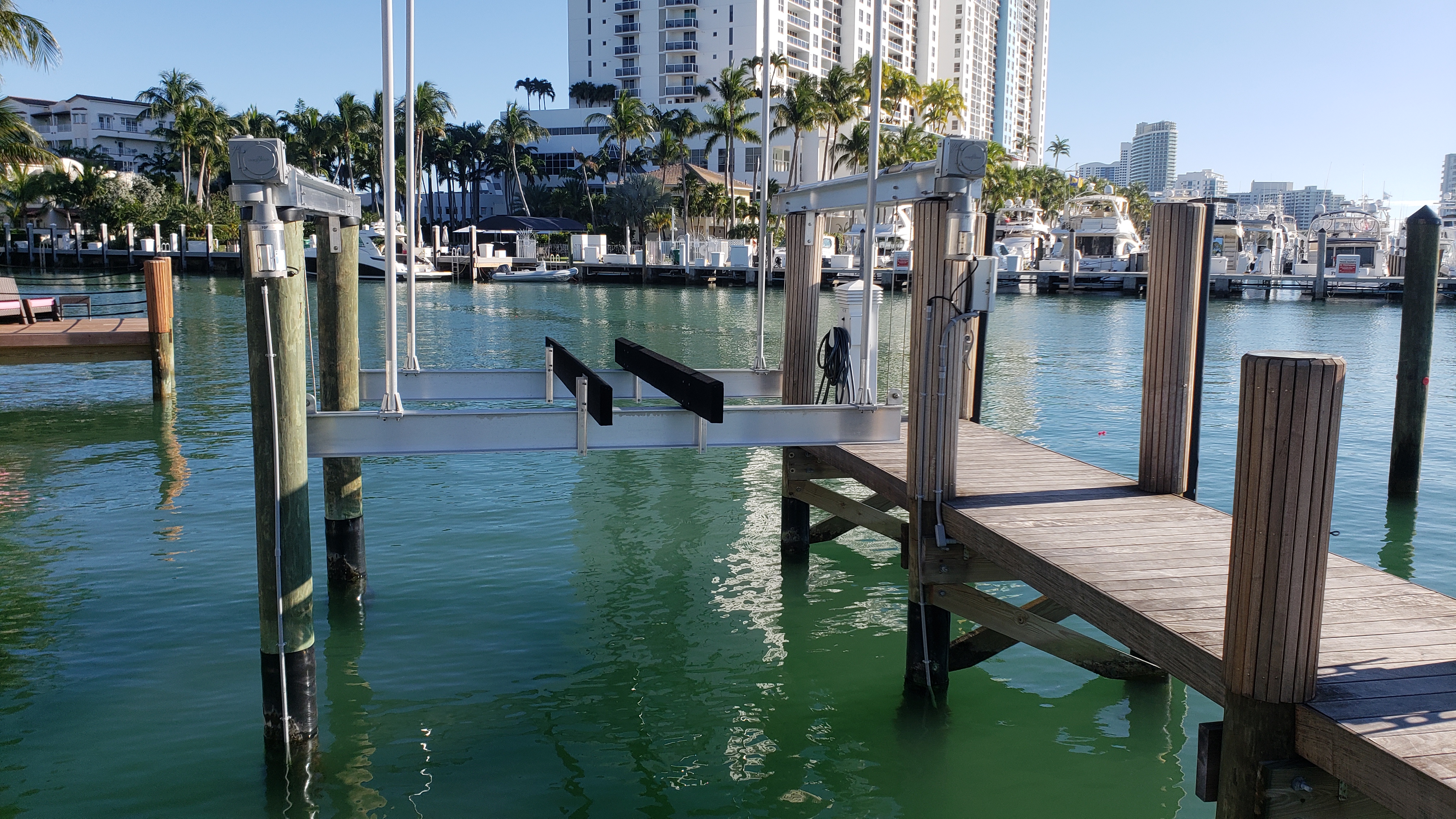 Boat Lift Installation